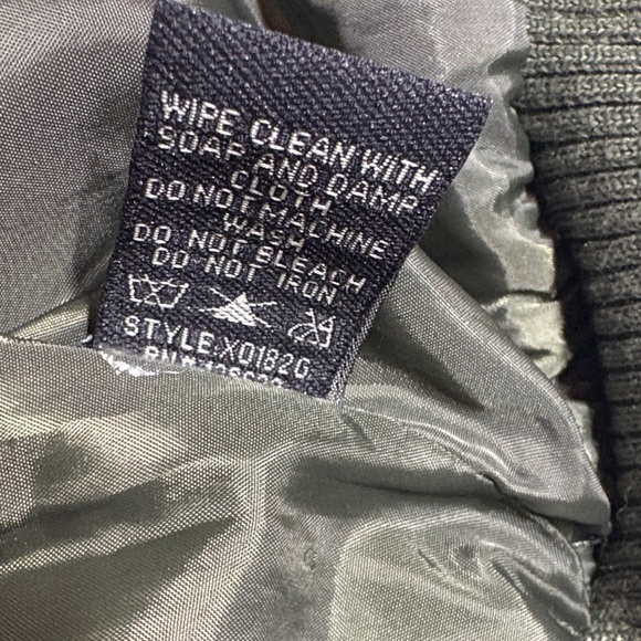 XOXO Dark Green Faux Leather Jacket- Size Junior’s L 12/14 - Picture 9 of 10